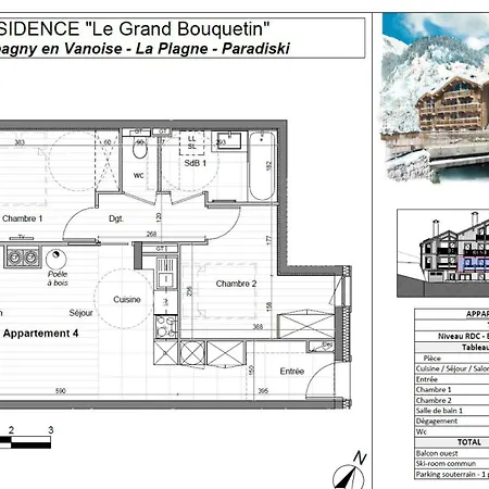 Apartment Le Grand Bouquetin - 3 Pieces Pour 6 Personnes 981